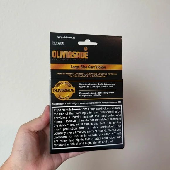 Oliviasade safety first cardholder - Picture 4 of 6